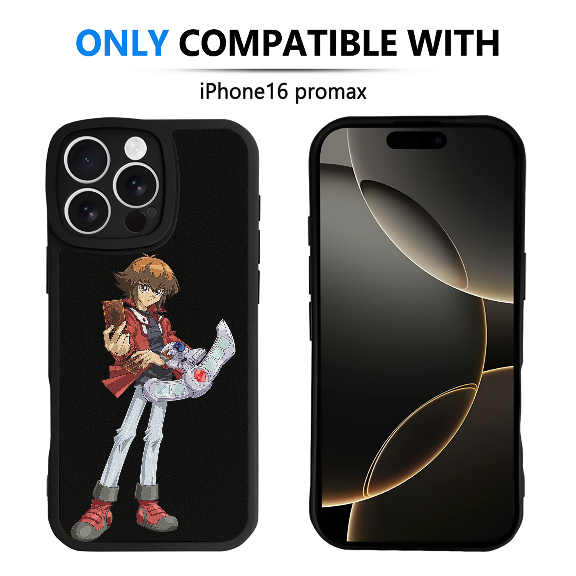 遊☆戯☆王 Yu-Gi-Oh! 【iPhone 16シリーズ対応】シリコンスマホケース（レザー調） 材質：シリコン
